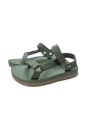 Teva Midform Sandals Green and Beige Gray Women's Size 7